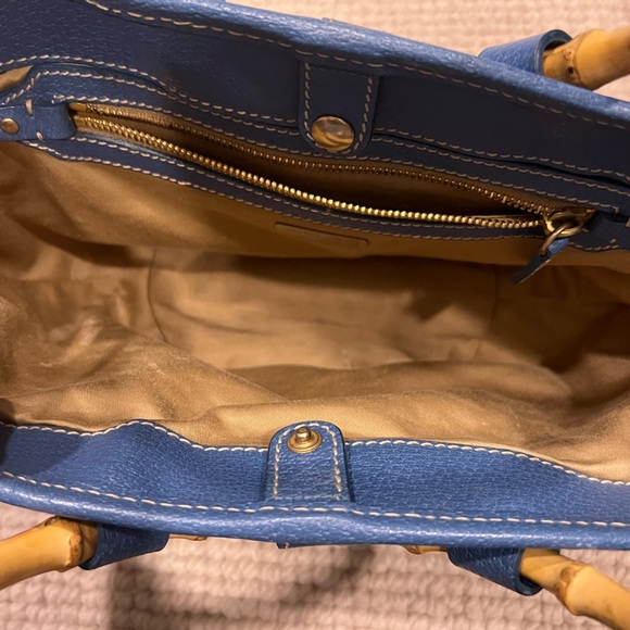 Miu Miu Raffia Bamboo Handle Bag - Picture 4 of 5